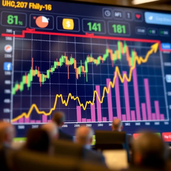 Graph showing upward trends and key data points representing successful trading strategies in South Africa