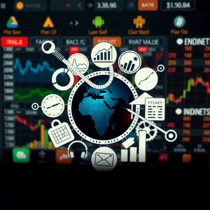 Illustration showing diverse financial instruments including forex, commodities, and indices available on BlackBull Markets