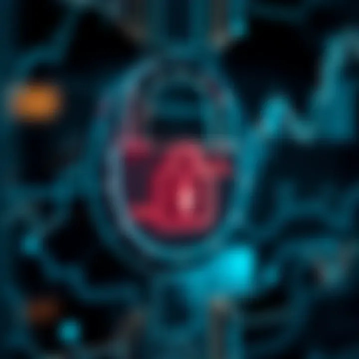 Secure digital lock symbolizing data protection and privacy within automated trading systems