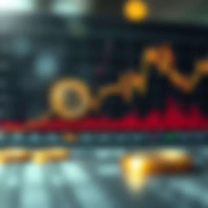 Bitcoin Price Trends and Market Influences Graph depicting Bitcoin price fluctuations with key market events annotated