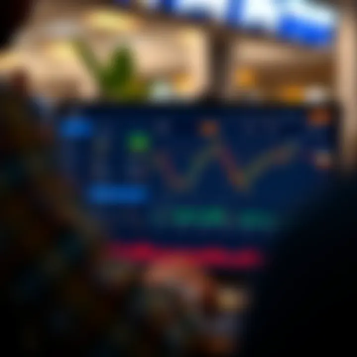 Dashboard showing Bybit trading options and market data on a digital device