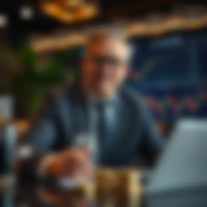 A graphical representation of net worth growth and financial success