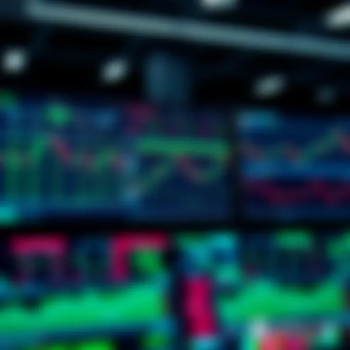 Illustration of various trading platform interfaces displaying option contracts and market data