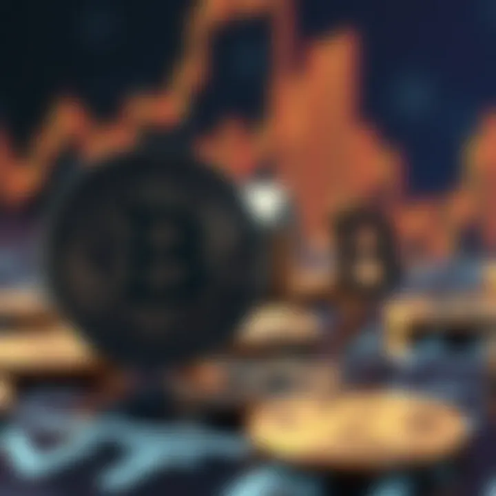 Visual representation of cryptocurrency symbols illustrating digital currency investments