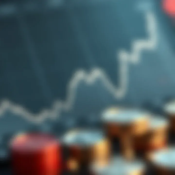 Graph showing fluctuations in silver prices over recent months