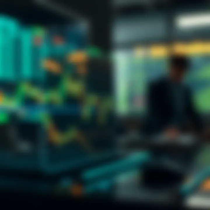 Visual representation of risk management principles applied in synthetic indices trading