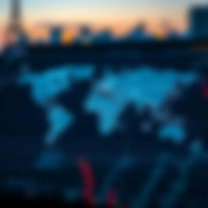 Global Overview of Leading Funded Trading Program Providers Visual representation of a global map highlighting key funded trading program providers