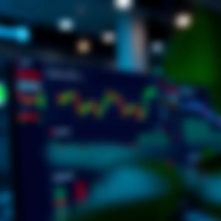 Interface displaying automated trading charts and RobotTrader APK dashboard