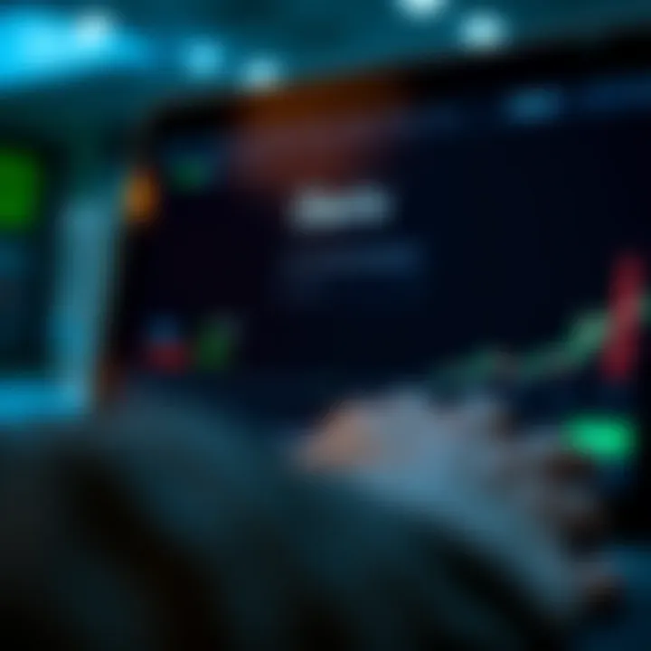 Secure login portal interface of Deriv trading platform on a digital device