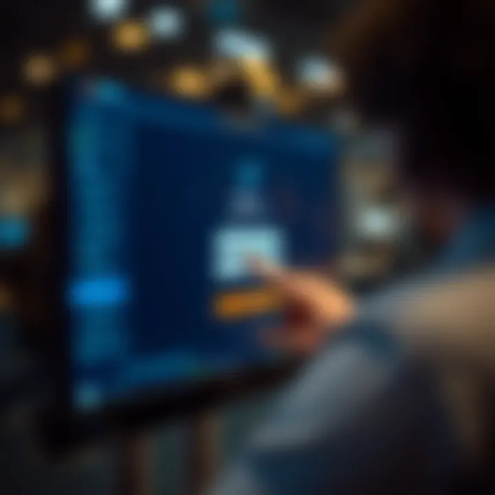 User entering login credentials on Deriv Limited platform interface