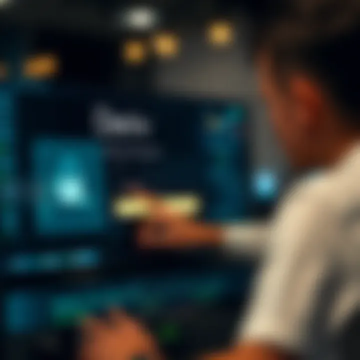 User logging into Deriv platform via secure account interface