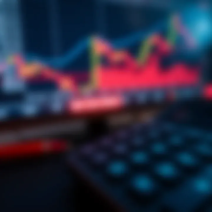 Calculator and forex trading platform screen showing pip value calculation for risk management