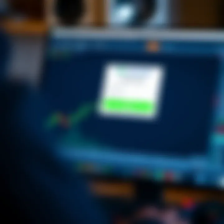 User interface of MetaTrader login screen showing fields for credentials