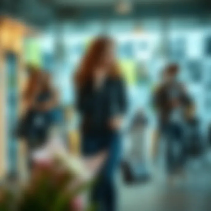 Conceptual illustration of diverse local businesses delivering tailored products and experiences