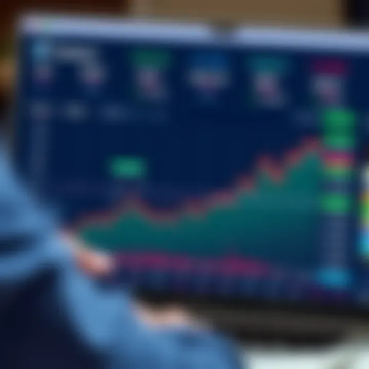 Graph showing Pocket Option platform performance and user engagement
