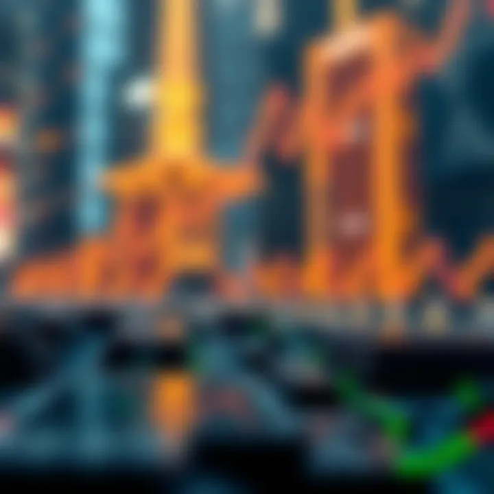 Visual representation of blockchain technology and market factors influencing Polygon's value