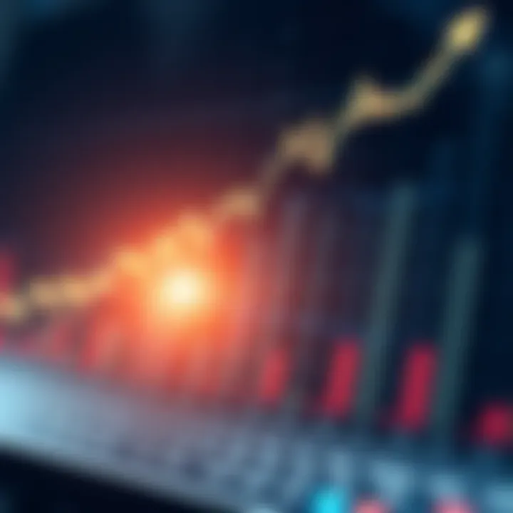 Financial chart with upward trend representing successful forex trading strategies in South Africa