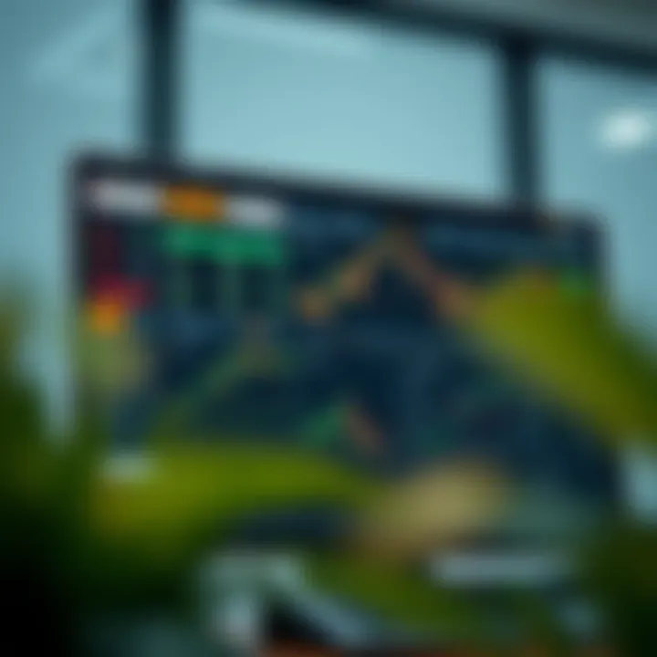 Dashboard view displaying various trading instruments and real-time market data on QuickTrade platform