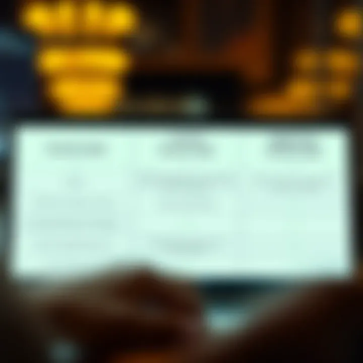 Comparison of different account types offered by RCG Markets highlighting features and benefits