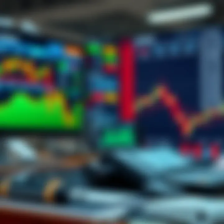 Illustration of financial tools and resources used by retail traders for market analysis