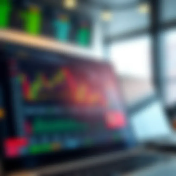 Screenshot of Smart Trader Deriv interface showing real-time trading charts and indicators