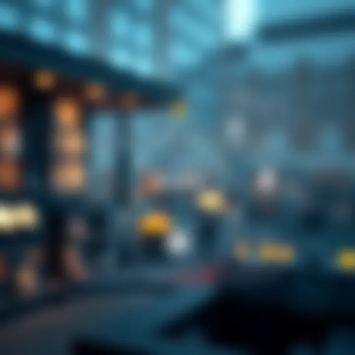 Diagram illustrating Solana blockchain technology and its key features