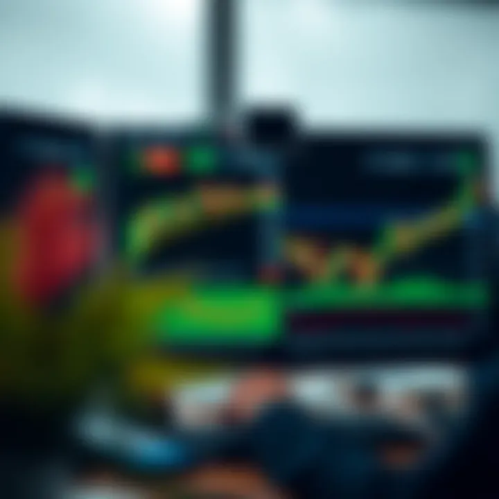 Screenshot of TD Markets trading platform showing charts and market data