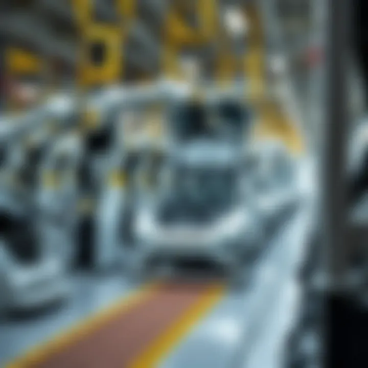 Tesla factory showcasing innovative robotic assembly line in automotive manufacturing