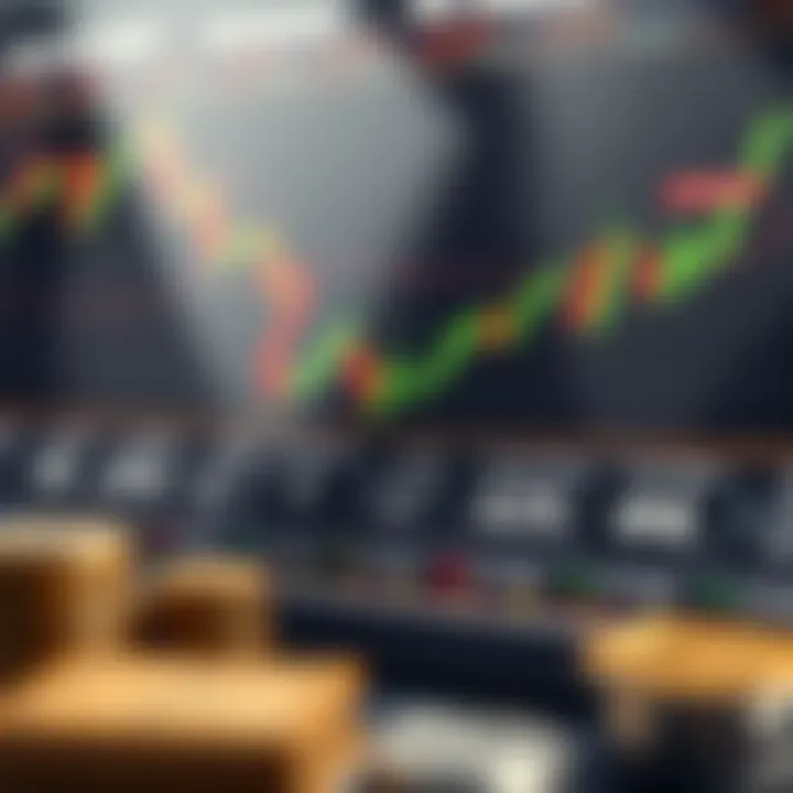 Graphical representation of derivative financial instruments linked to stock prices and commodities