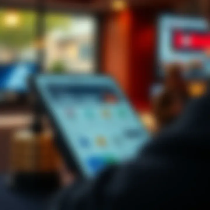 User interface of Derive app showing main dashboard with multiple feature icons