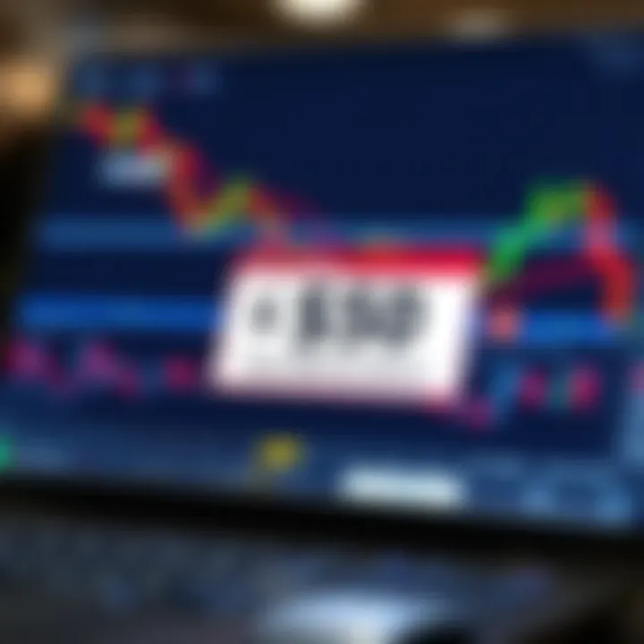 Illustration of a forex trading platform interface highlighting a $50 bonus offer