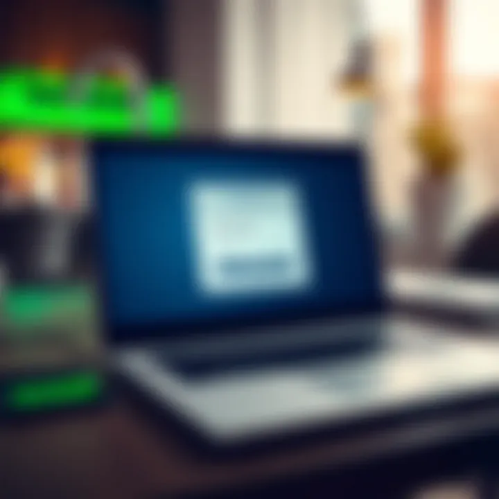 Secure Login and Two-Factor Authentication for IQ Option Secure login screen on a laptop showing two-factor authentication for IQ Option users