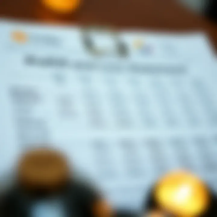 Detailed profit and loss statement showing revenue, expenses, and net profit