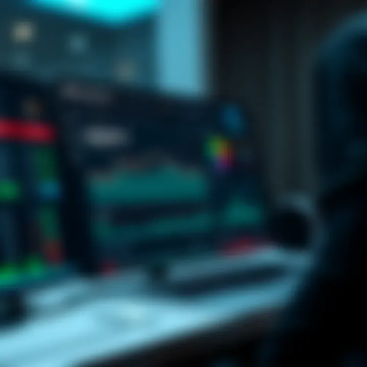 Pocket Option Trading Platform Dashboard with Advanced Financial Tools Dashboard of Pocket Option trading platform showcasing various financial charts and trading tools