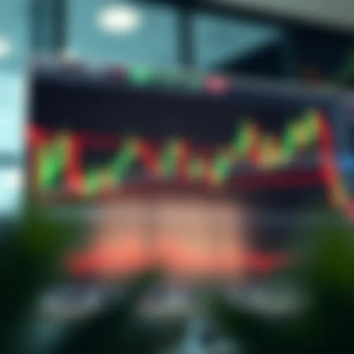 Chart illustrating common price action patterns such as pin bar, engulfing candle, and inside bar with clear market trend lines