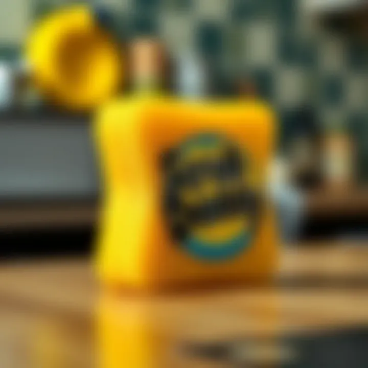 Scrub Daddy cleaning sponge with vibrant yellow color and unique texture