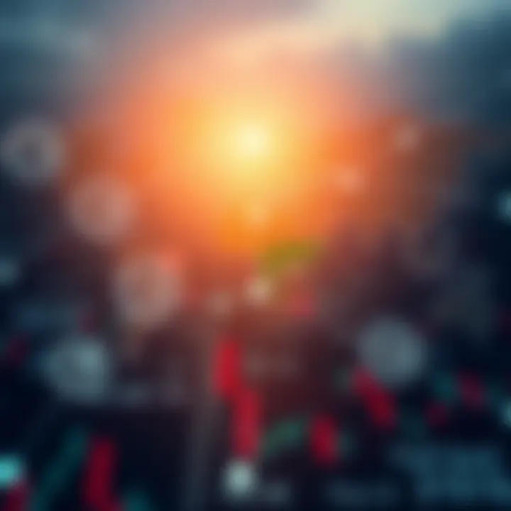 South African Forex Market Connectivity Illustration of South African currency symbols and global forex trading connections