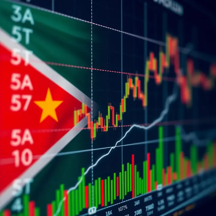 Top Trading Platforms for Indices in South Africa Graph showing various index trading platforms with South African flag