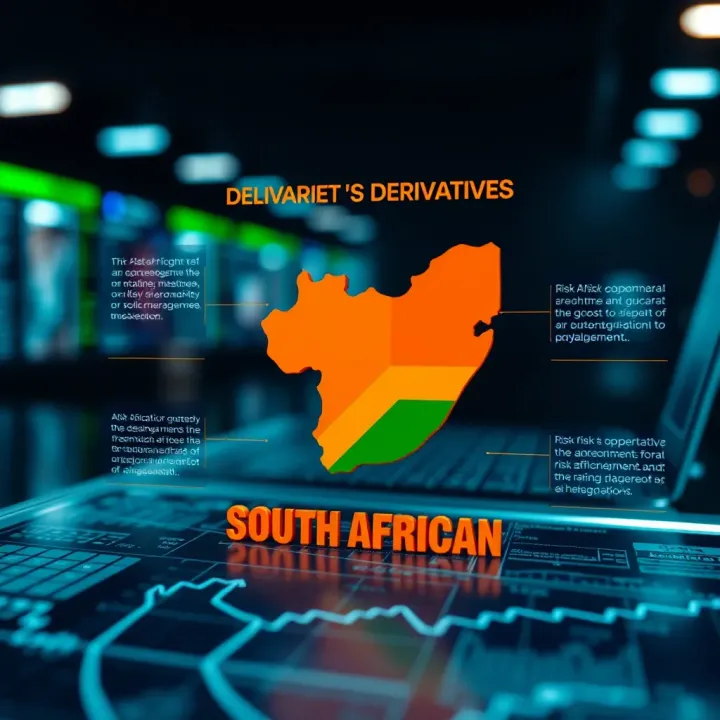Risk Management and Market Opportunities in South African Derivatives Graphic showing risk management and opportunities in South African derivatives market with regulatory context