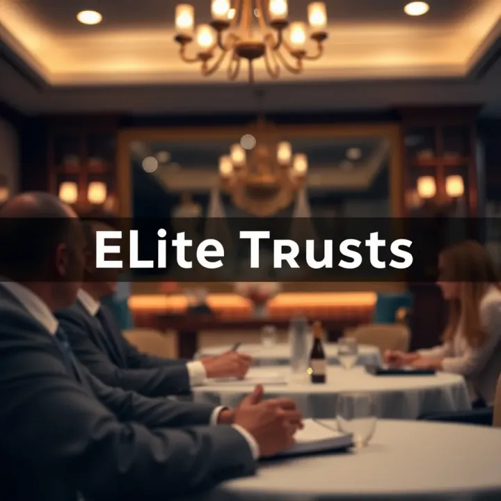 Visual representation of legal frameworks and benefits of trusts in South Africa for high-net-worth families
