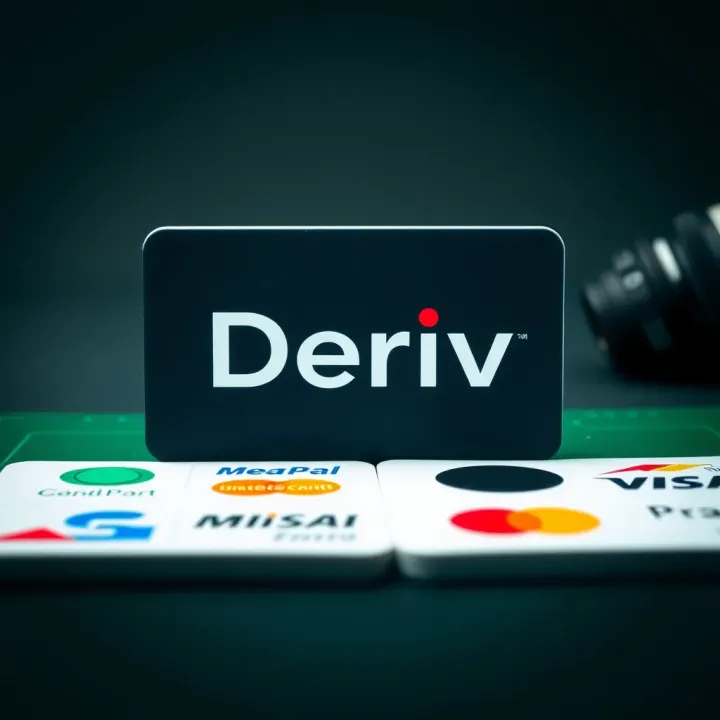 Various payment methods available for funding Deriv account