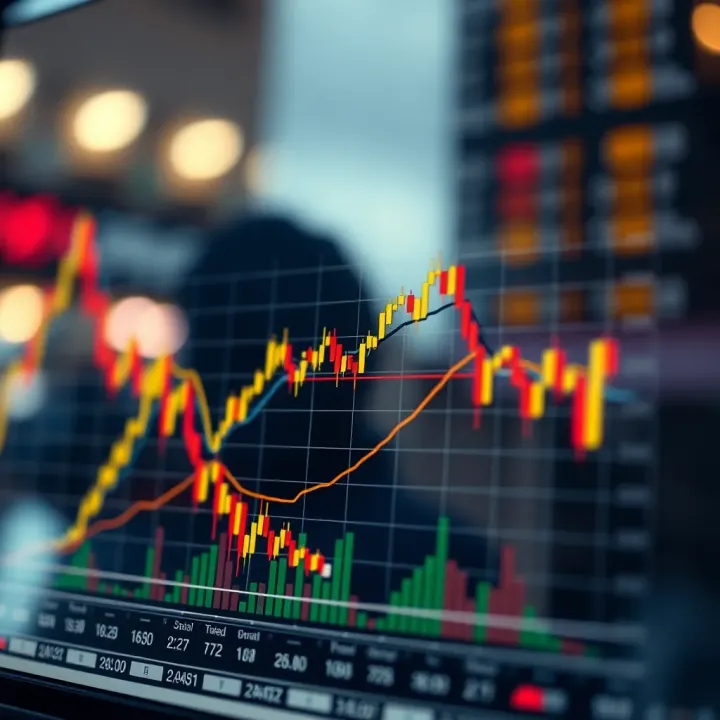 Market Volatility During Overlapping Forex Trading Sessions in South Africa Graph showing increased market volatility during overlapping forex trading sessions in South Africa