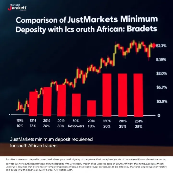 Comparison of JustMarkets Minimum Deposit with Industry Benchmarks Comparison graph illustrating JustMarkets minimum deposit requirements compared with other brokers in the trading industry