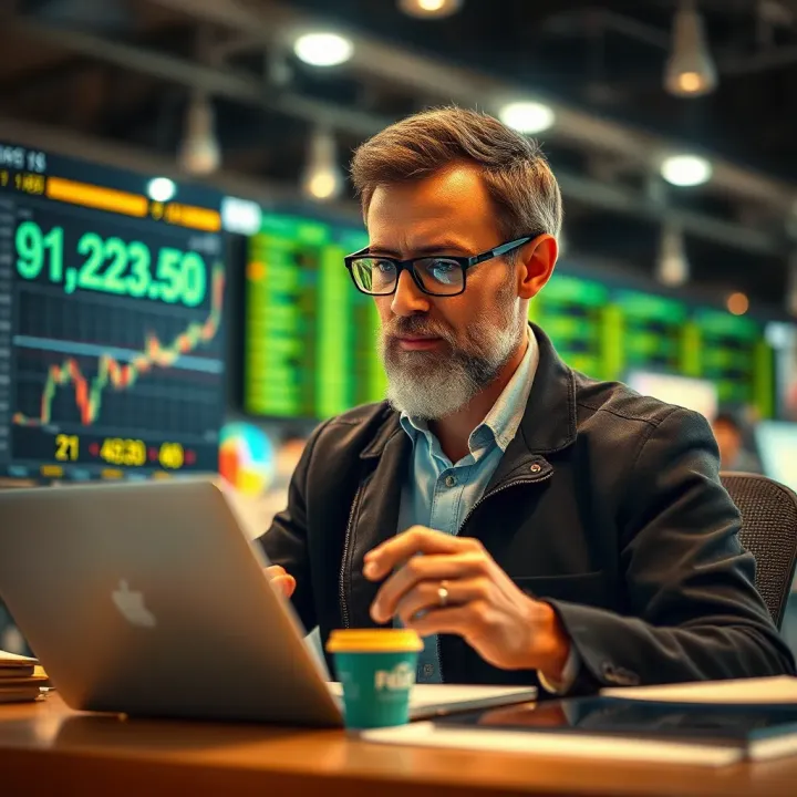 Visual representation of a South African trader evaluating forex bots with focus on data costs and market access considerations