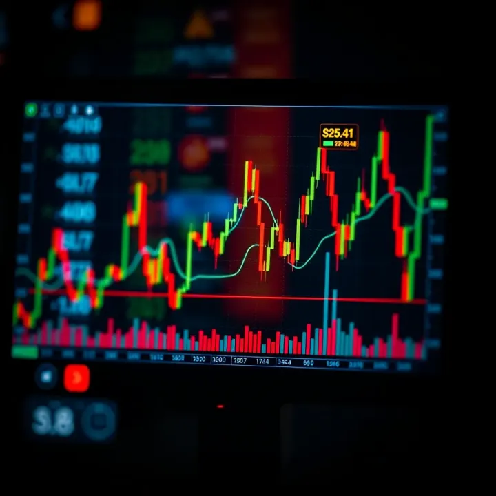 Graph showing forex market activity during New York trading session from South African perspective