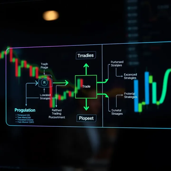 Automated Trading System Workflow Diagram showing the flow of an automated trading system executing trades based on programmed strategies