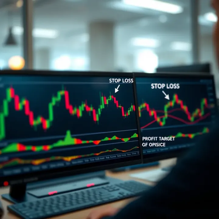 Price Action Trading Strategies with Key Decision Points Diagram showing the application of price action trading strategies with annotations highlighting entry points, stop loss, and profit targets on candlestick charts